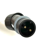 Type 3 Festoon 3M Extension Lead | Black Rubber Cable