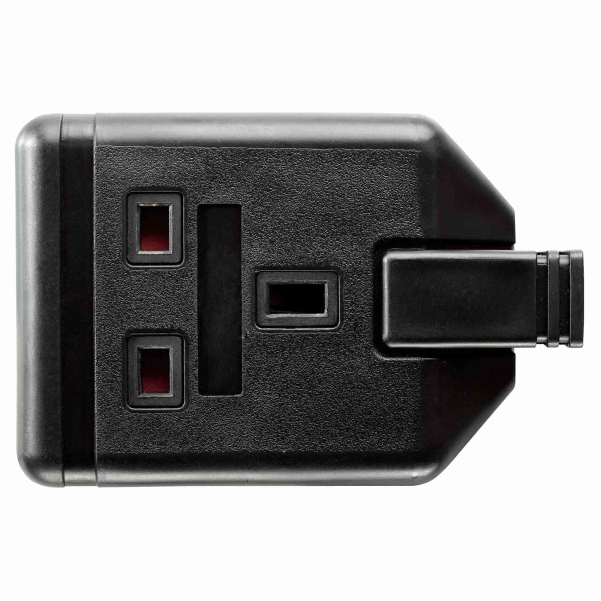 Masterplug Heavy Duty 13A 1 Gang Trailing Socket - Black (ELS13B-01 ...
