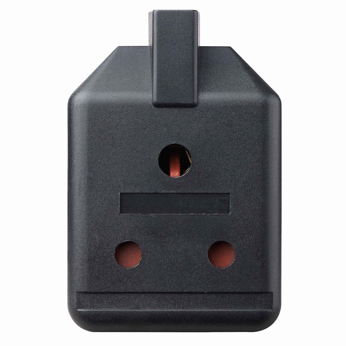 Masterplug Permaplug Heavy Duty 15A 1 Gang Trailing Socket - Black (EL ...