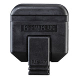 Masterplug Permaplug Heavy Duty 13A Fused Plug - Black (HDPT13B-01)