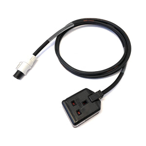 Neutrik powerCON Grey to 13A 1-Gang Socket 240V H07RN-F Adaptor Cable