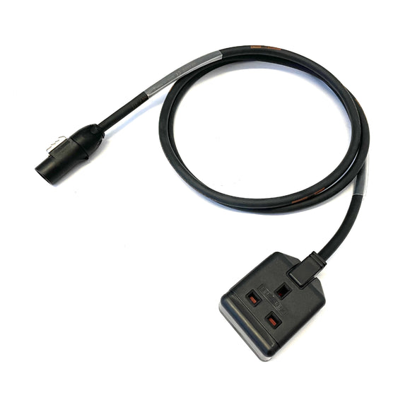 Neutrik powerCON TRUE1 Male to 13A 1-Gang Socket 240V H07RN-F Adaptor Cable
