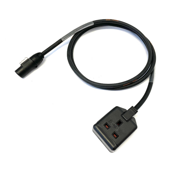 NWP netsnoer 1,5 m Schuko stekker op powerCON True1 bus - 3x1,5 mm2 - rubberen kabel - NN3FX-W NWP netsnoer 1,5 m Schuko stekker op powerCON True1 bus - 3x1,5 mm2 - rubberen kabel - NN3FX-W