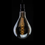 Prolite 240V 4W ES (E27) LED Smoked Glass PS160 Pear Shape Dimmable Filament Lamp