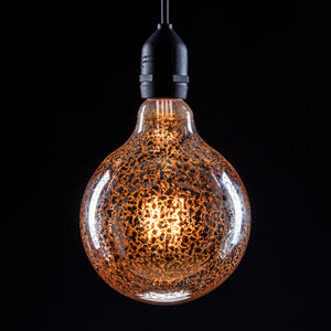 Prolite 240V 6W ES (E27) LED Crackle Glazed G125 Globe Dimmable Filament Lamp