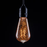 Prolite 240V 4W BC (B22) LED Crackle Glazed ST64 Dimmable Filament Lamp