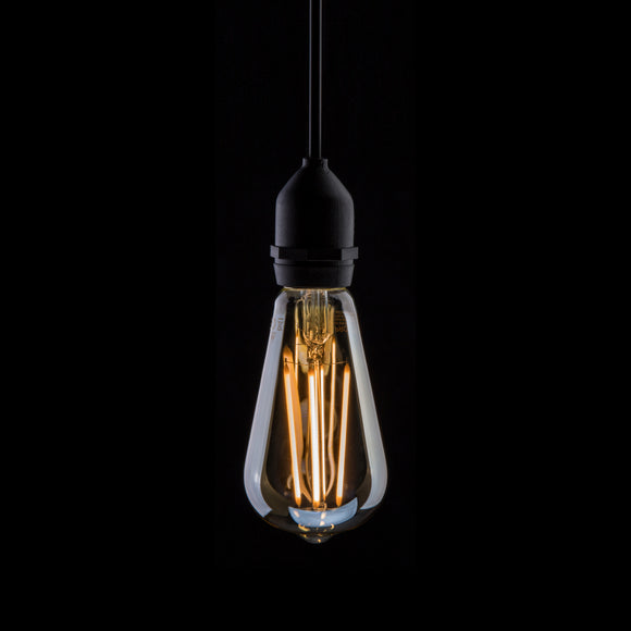 Prolite 240V 4W ES (E27) LED ST64 Gold Tint Dimmable Filament Lamp