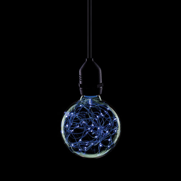 Prolite 240V 1.7W ES (E27) Blue Star Effect LED G95 Globe Lamp