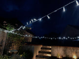 Inno-Lite Pro Fairy Lights - Switchable Warm/Cold White LEDs - White Rubber Cable - 10 Metre